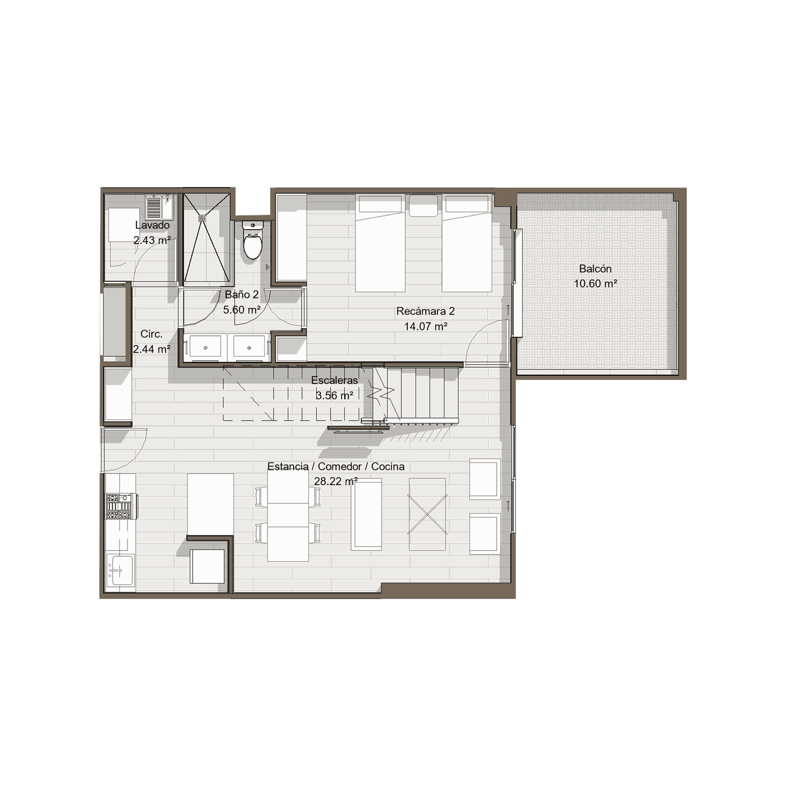 Plano planta baja - Casa G2
