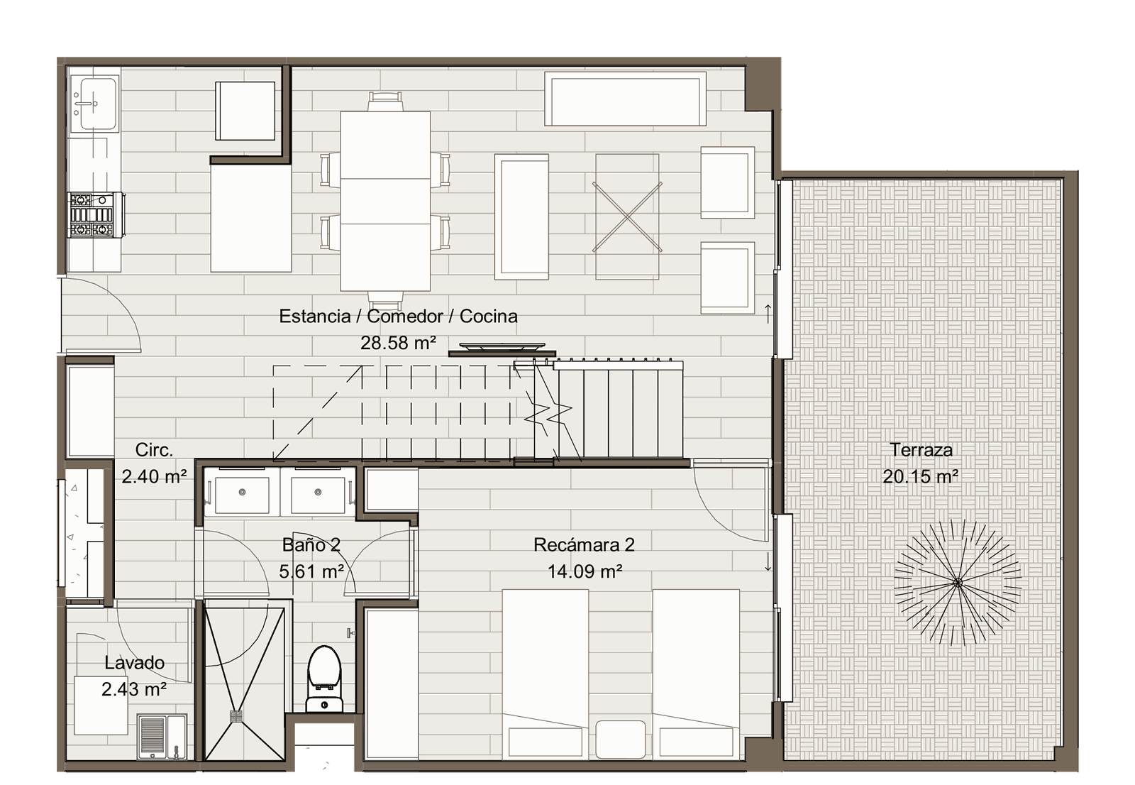Plano planta baja - Casa G4