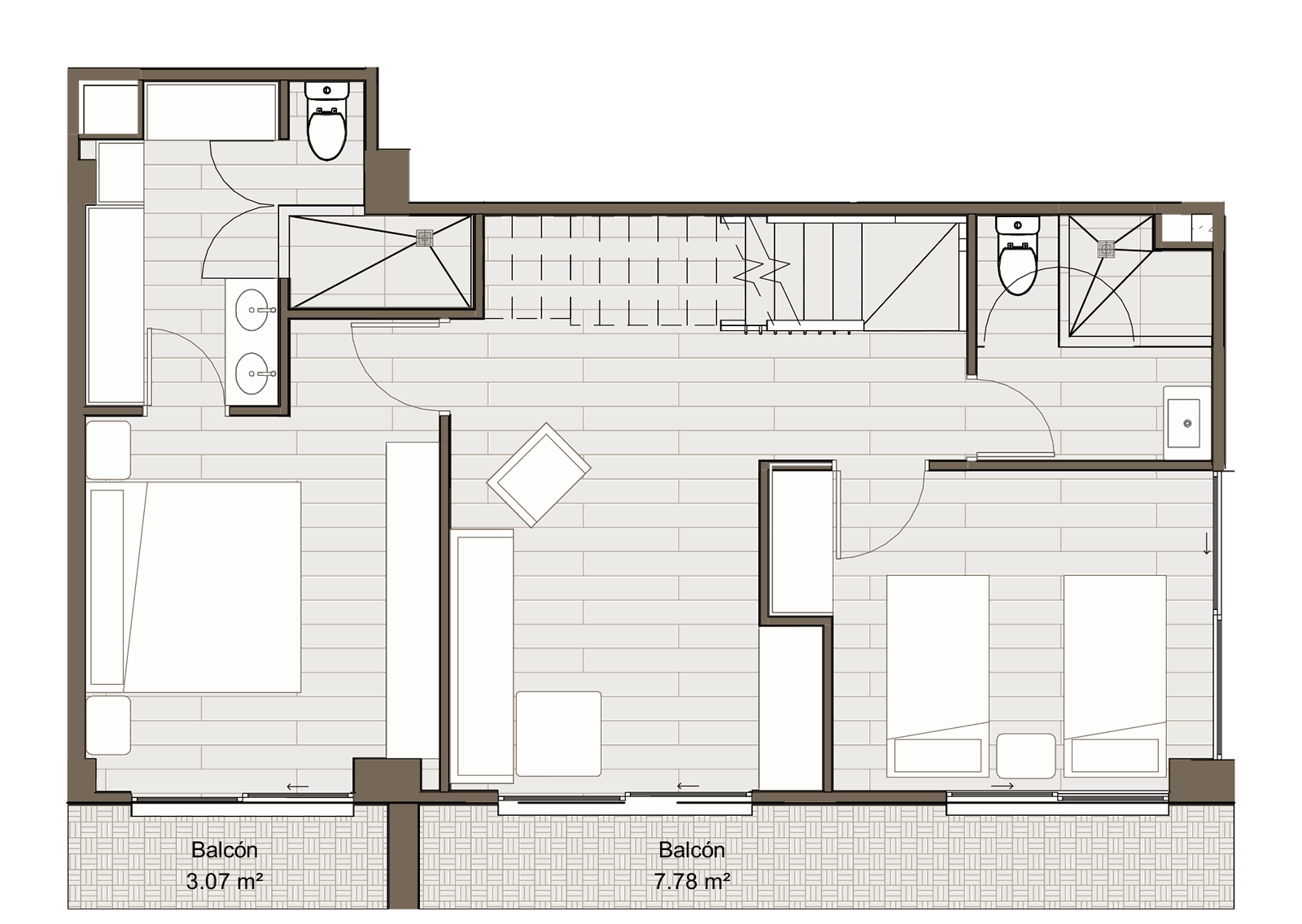 Plano planta baja - Casa R1