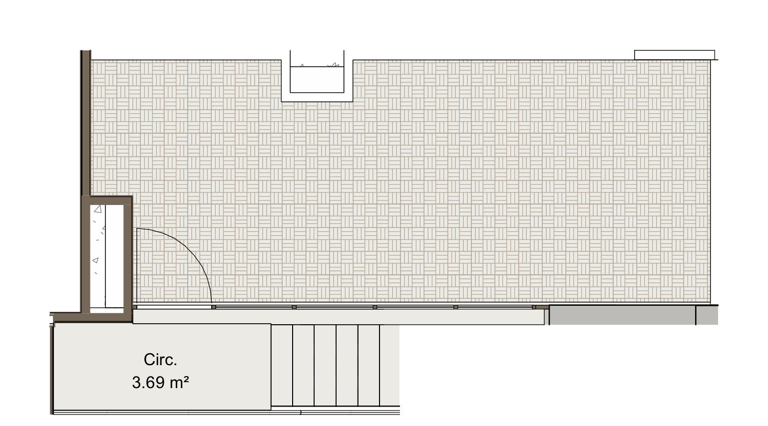 Plano roof garden - Casa R2