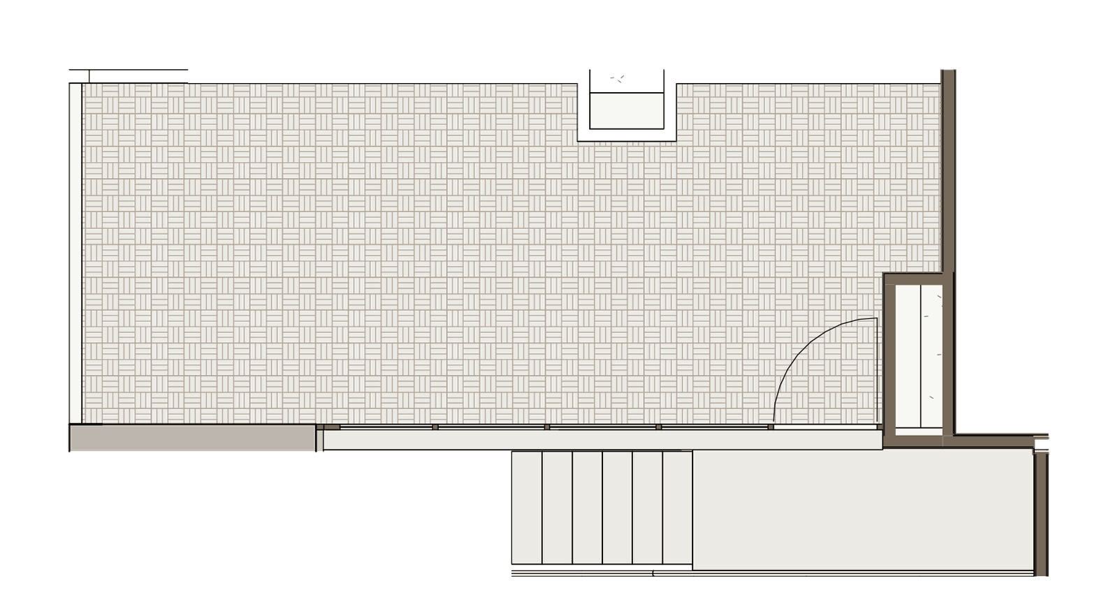 Plano roof garden - Casa R3