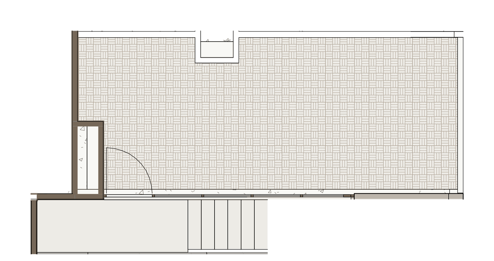 Plano roof garden - Casa R5