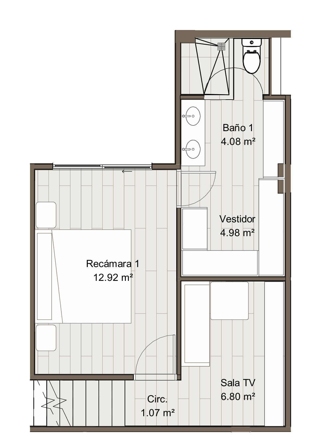 Plano planta baja - Casa R7