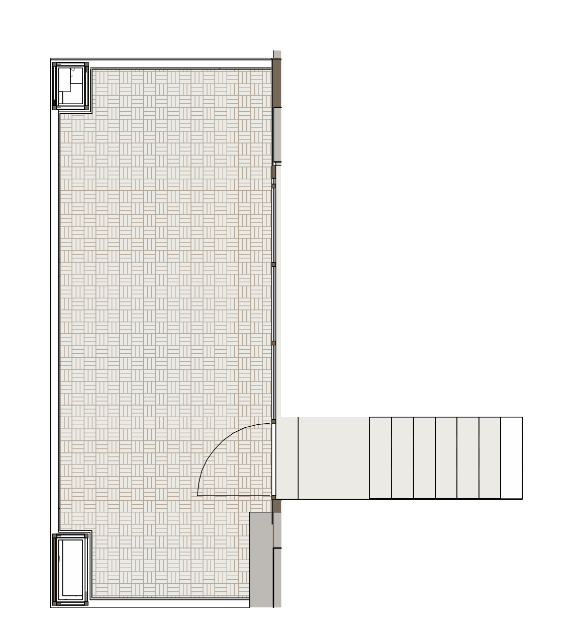 Plano roof garden - Casa R7